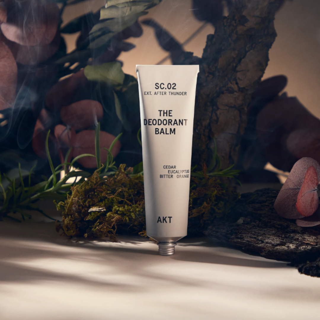 Natural Deodorant Balm by AKT London in After Thunder scent